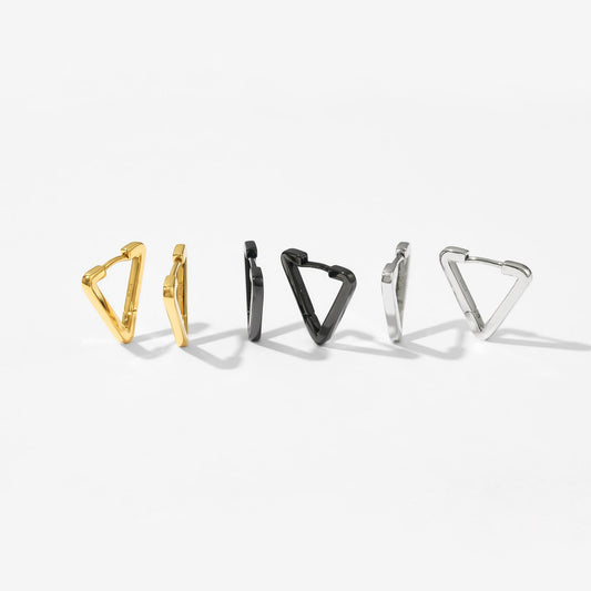 SV925 地金 フープピアス(06-W/Y/B)