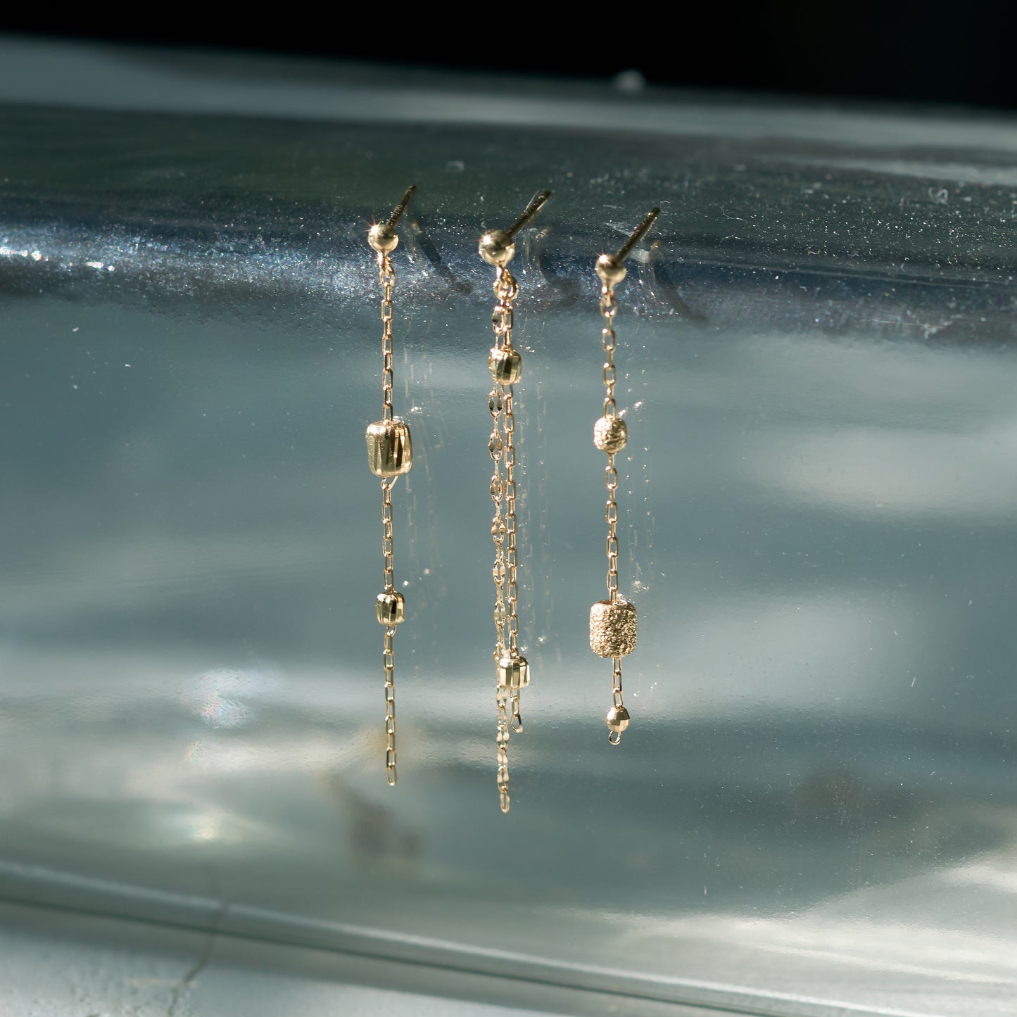 K18 チェーンピアス(02)