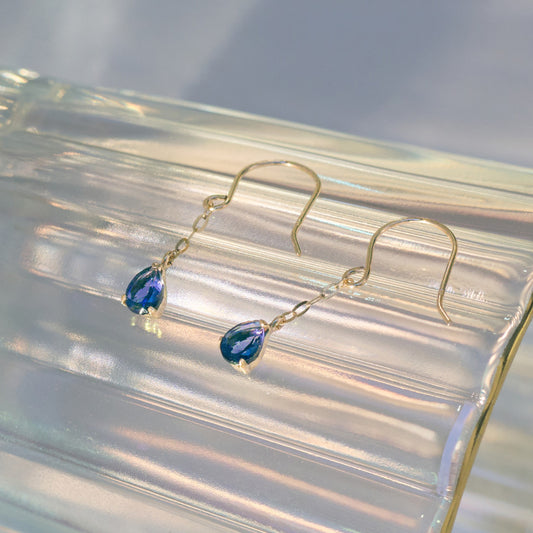 K10 アイオライト フックピアス