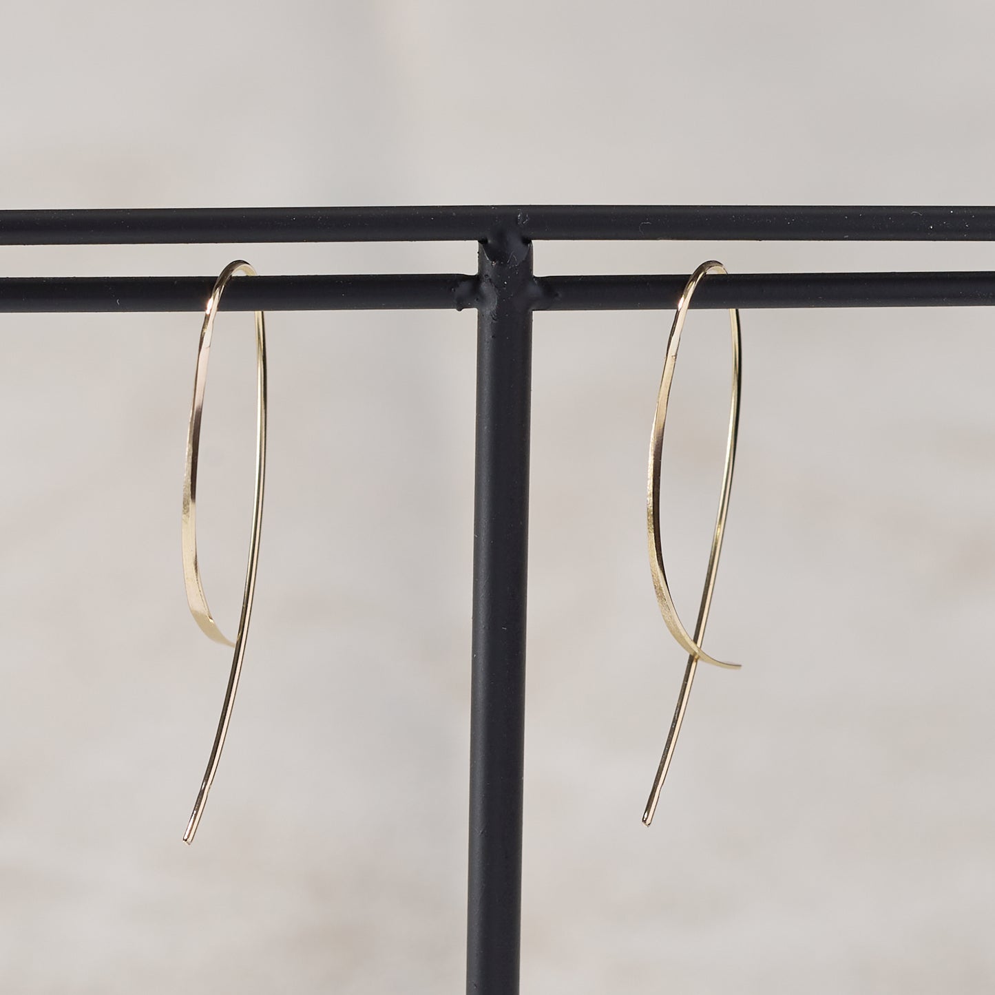 K10 フープ マーキス ピアス(フラット:正面)