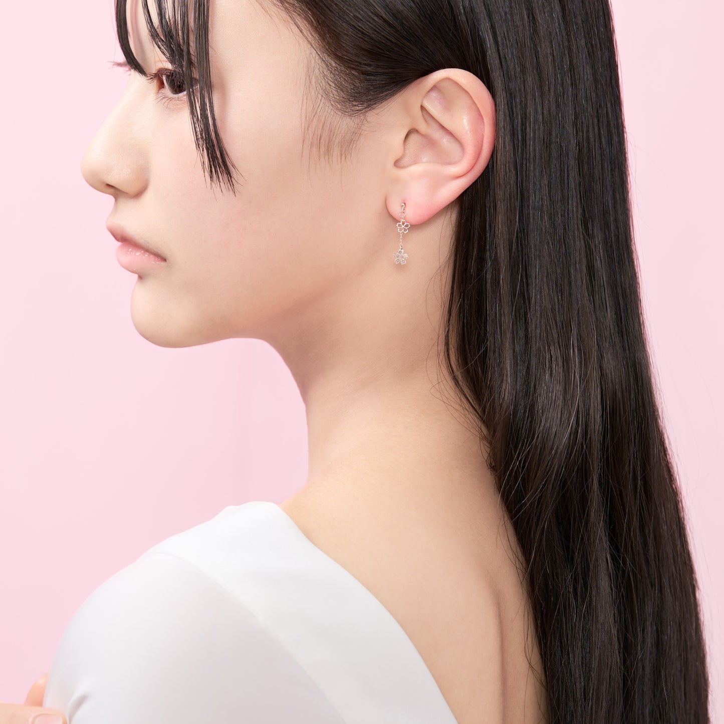 K10 サクラ スタッドピアス(02)