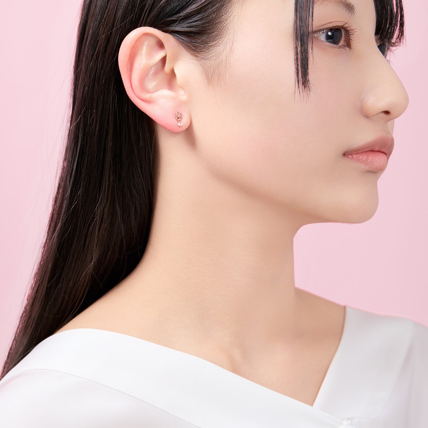 K10 サクラ スタッドピアス(05)