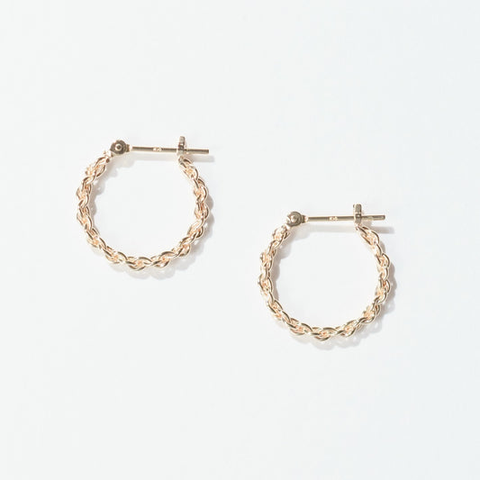 K10 ロープデザインフープピアス(01)