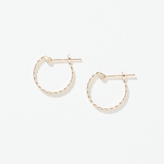 K10 ロープデザインフープピアス(02)