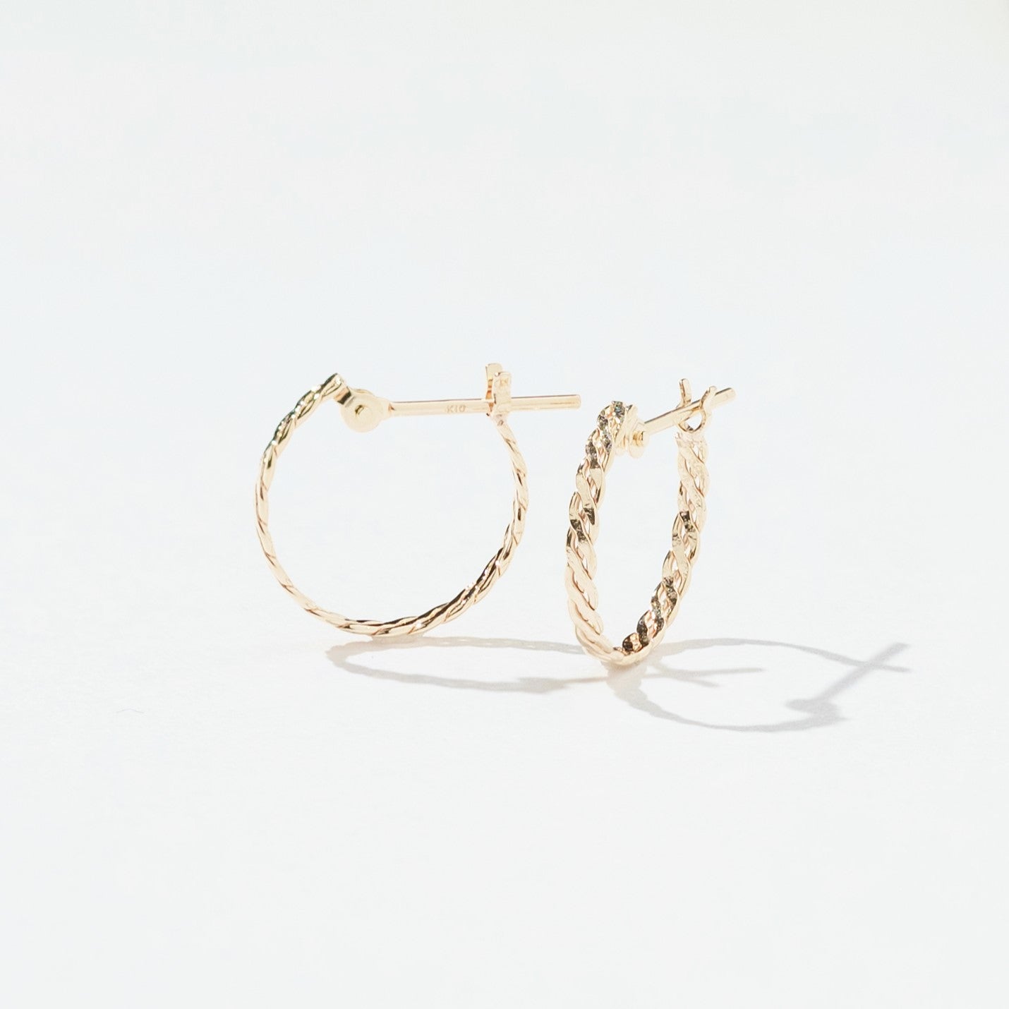 K10 ロープデザインフープピアス(02)