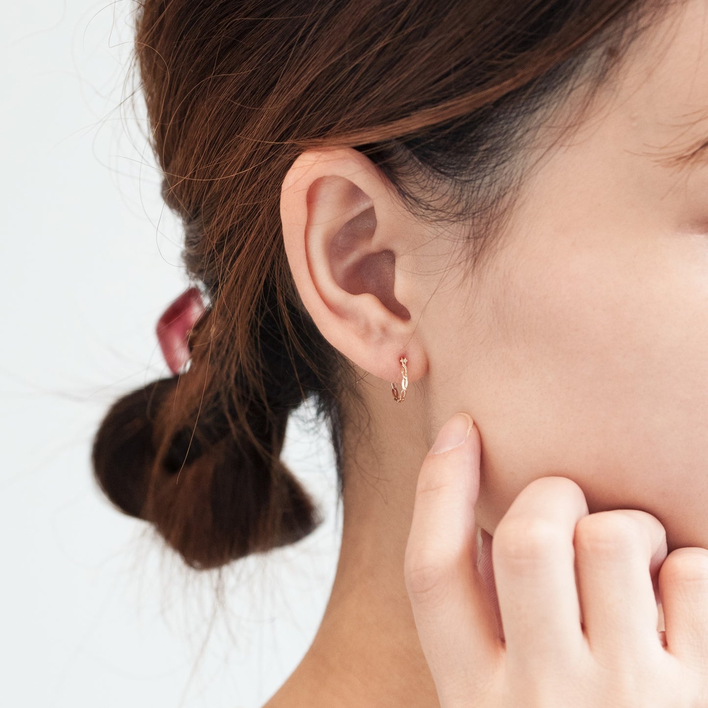 K10 ロープデザインフープピアス(03)