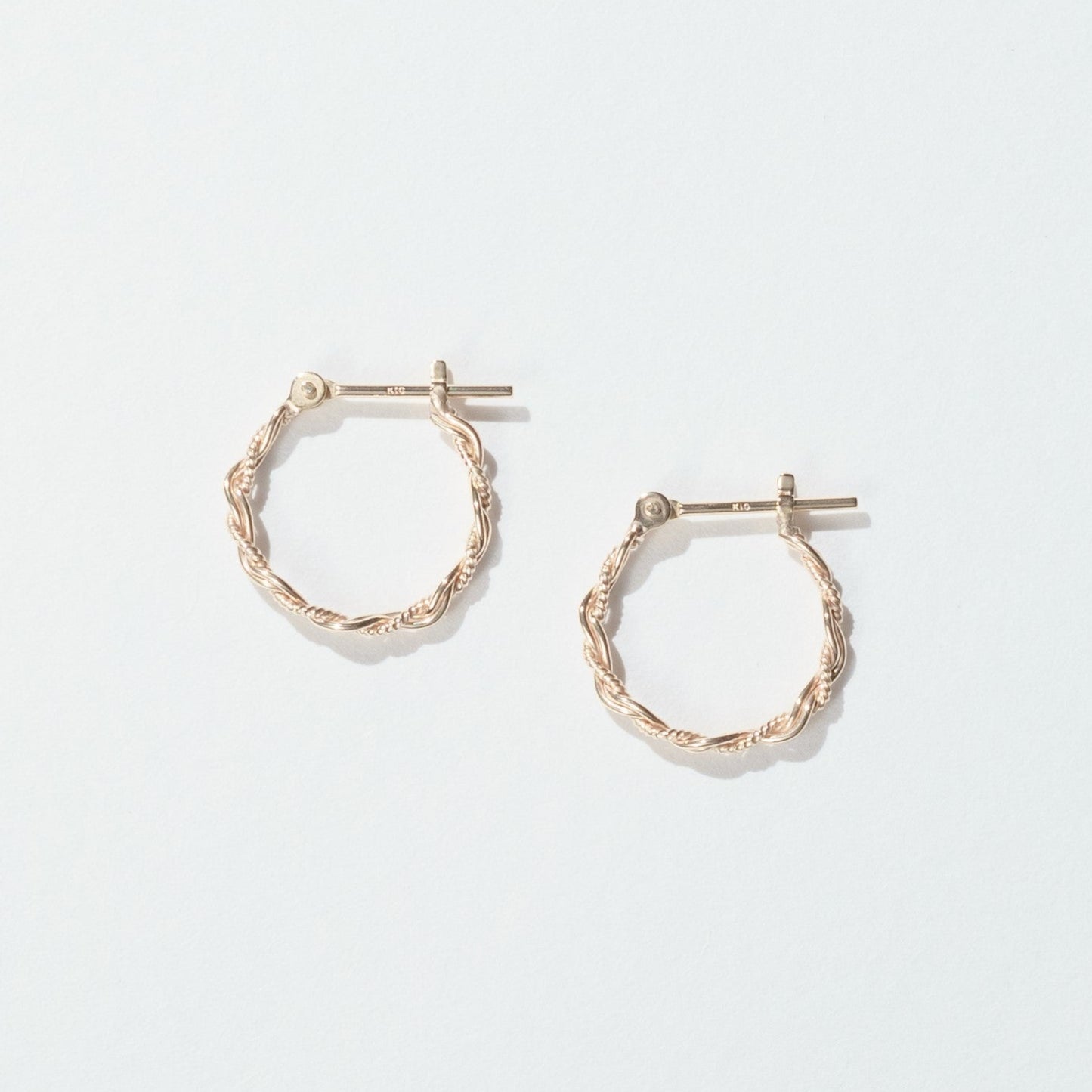 K10 ロープデザインフープピアス(04)