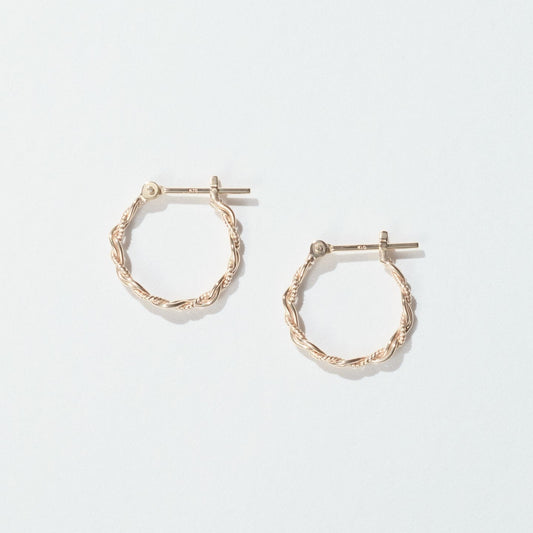 K10 ロープデザインフープピアス(04)