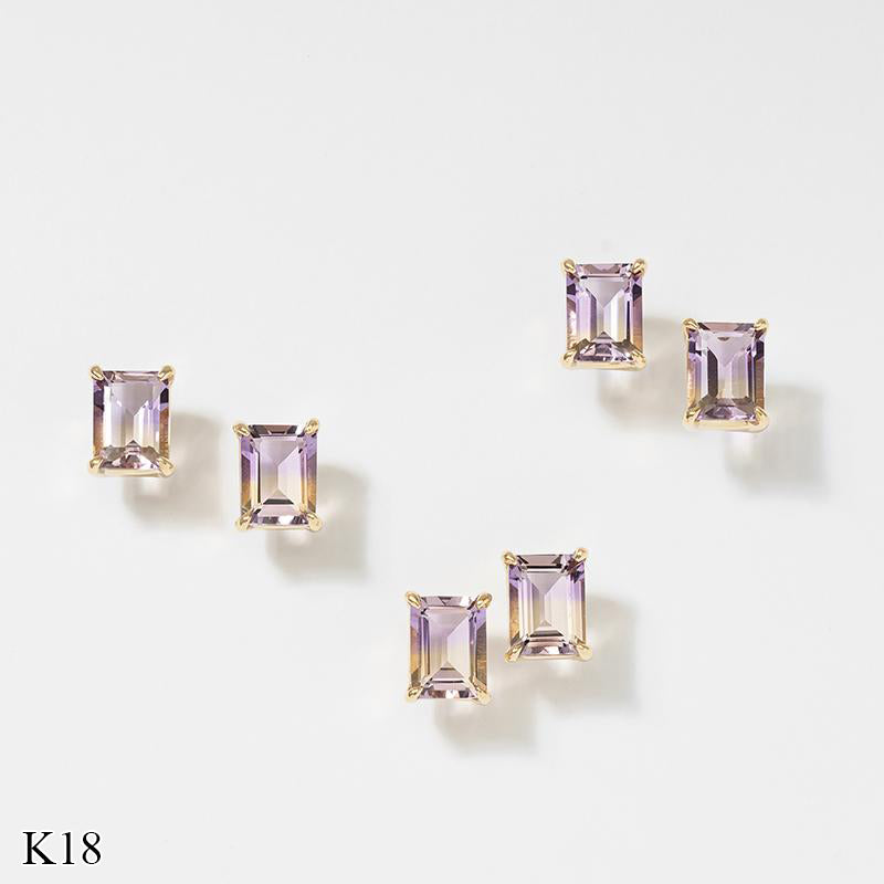 K10 / K18 アメトリン ピアス