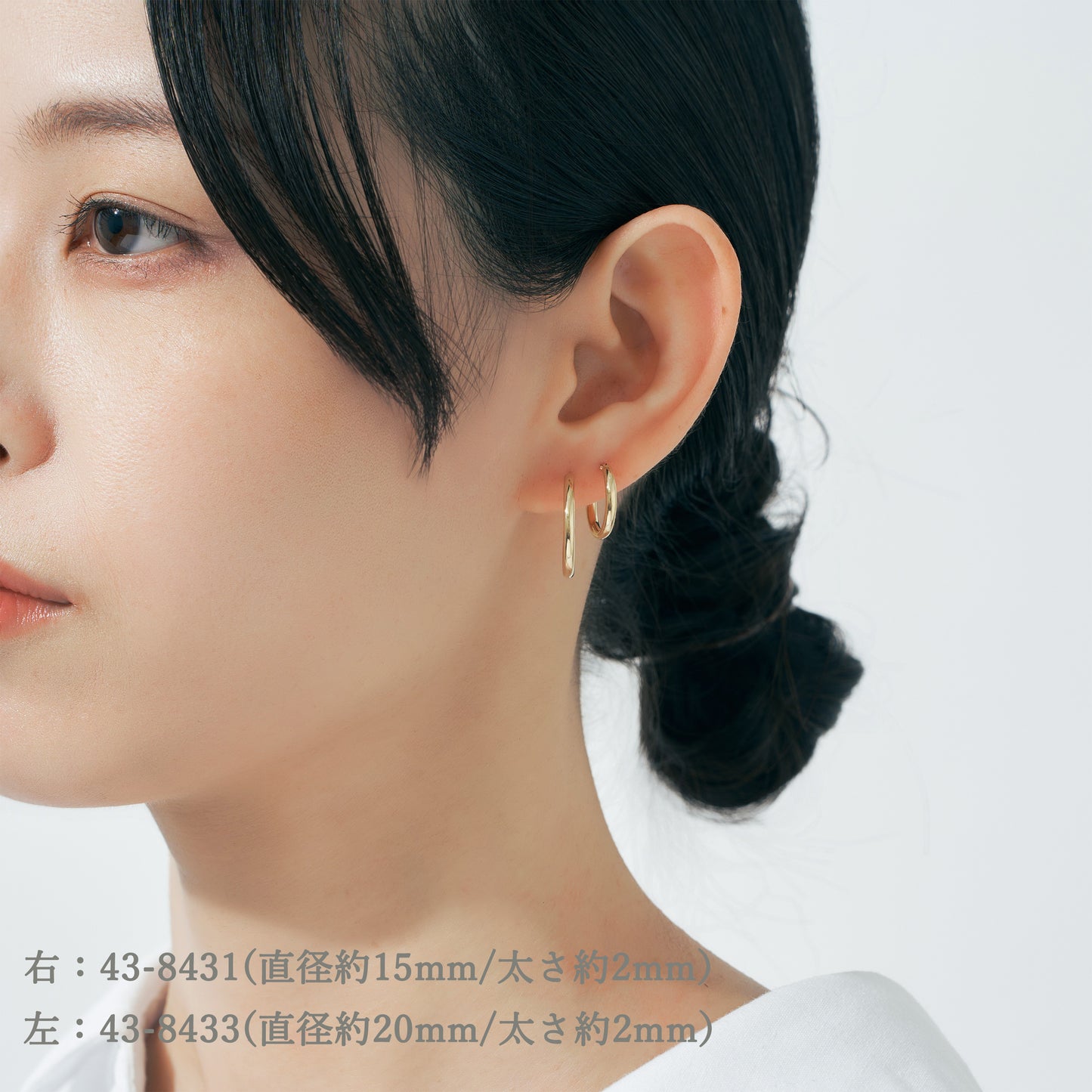 K10 フープピアス 2×20