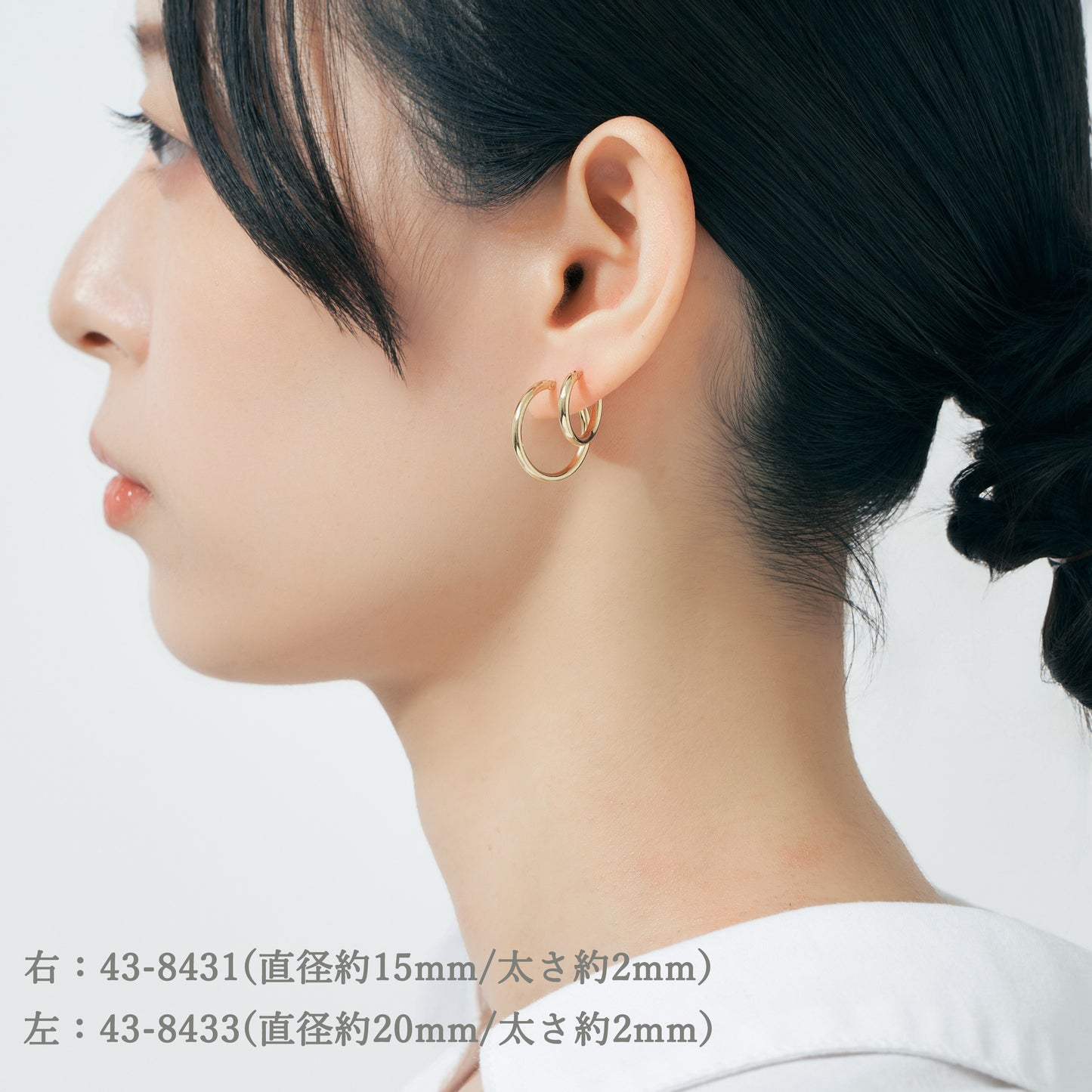 K10 フープピアス 2×20