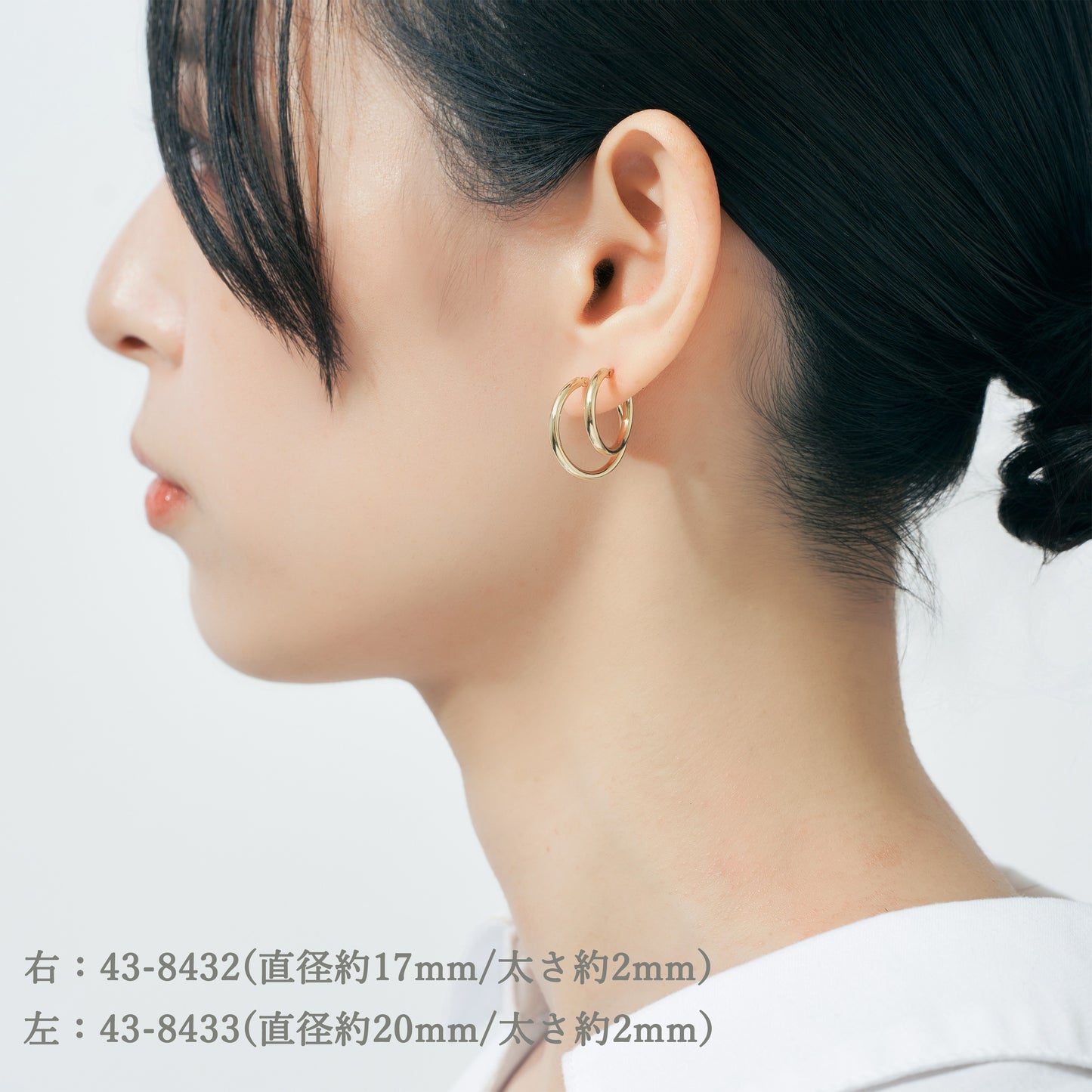 K10 フープピアス 2×20
