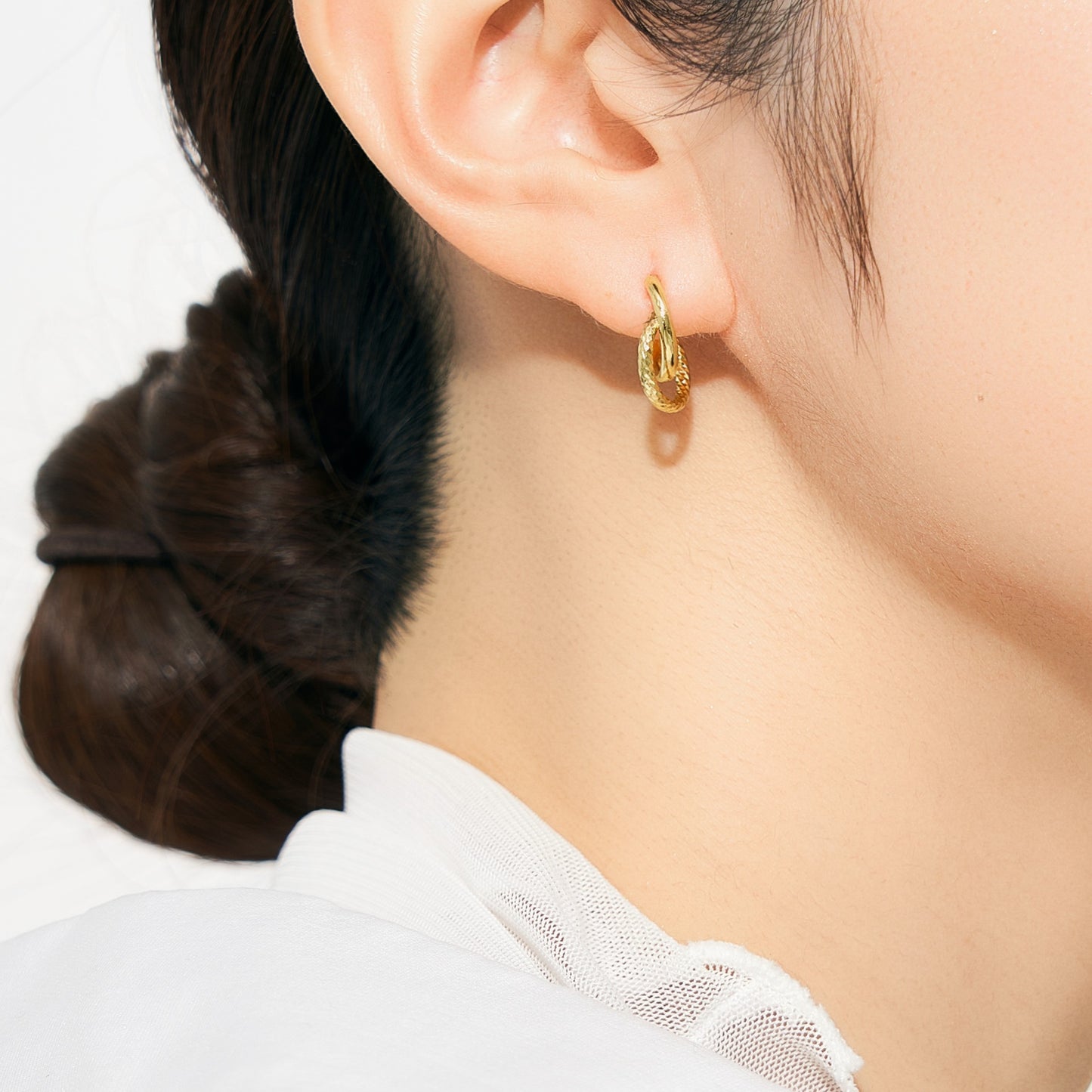 K10 ダブル フープピアス