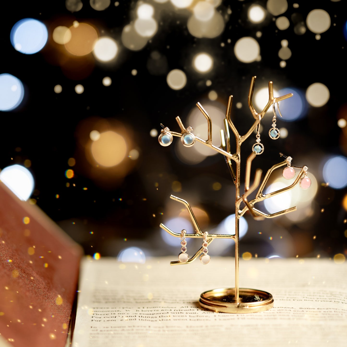 K10 フロストブルートパーズ フックピアス