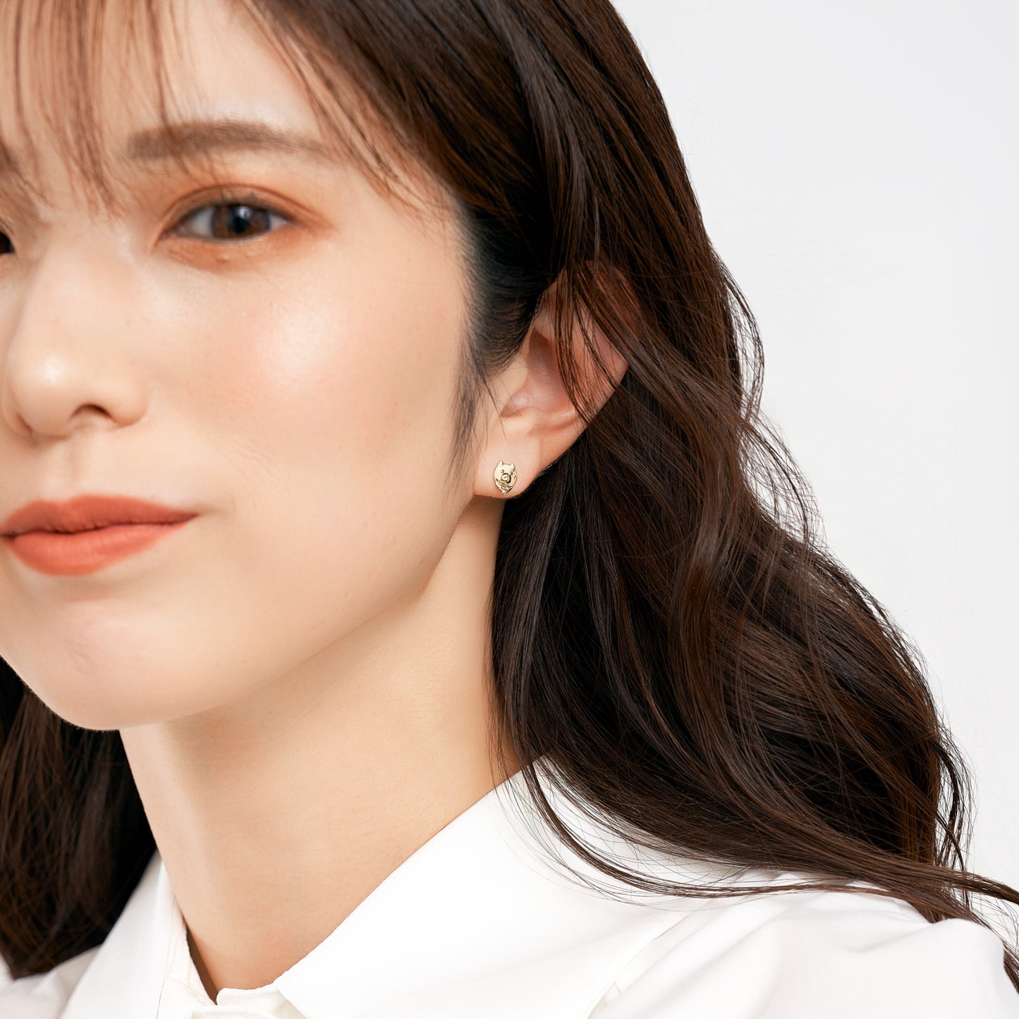 K10 柴犬 スタッドピアス(02)