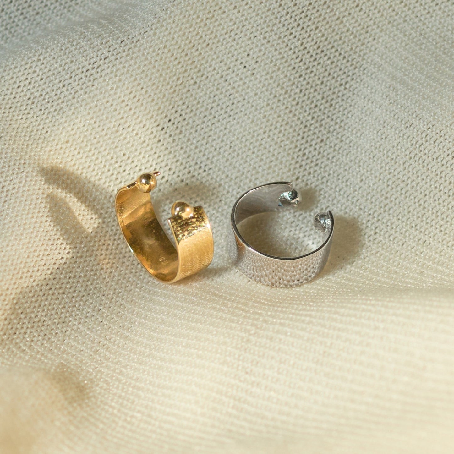 【受注生産】PT900 ワイド イヤーカフ(W)