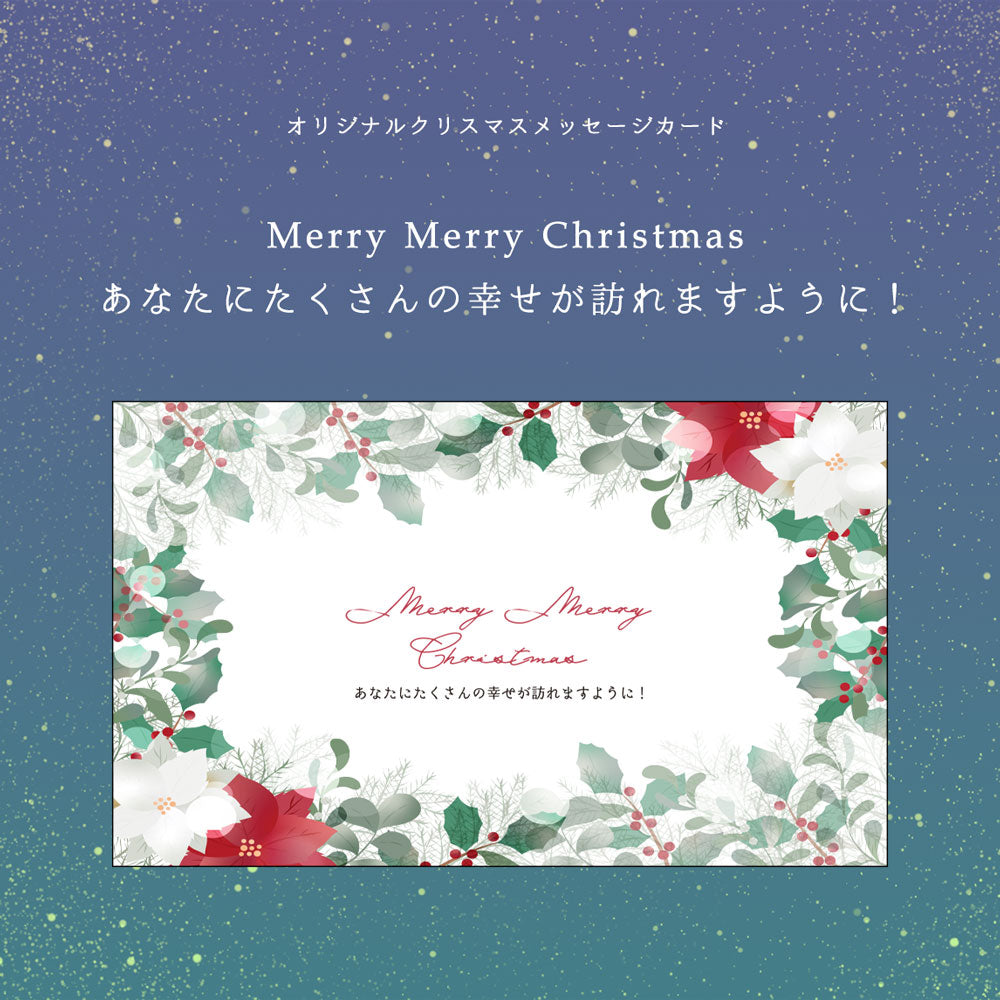 【ギフトラッピング】クリスマス限定 ガラスギフトボックスセット