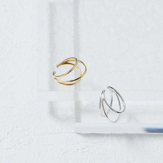 SV925 ユニセックス イヤーカフ(W/Y)