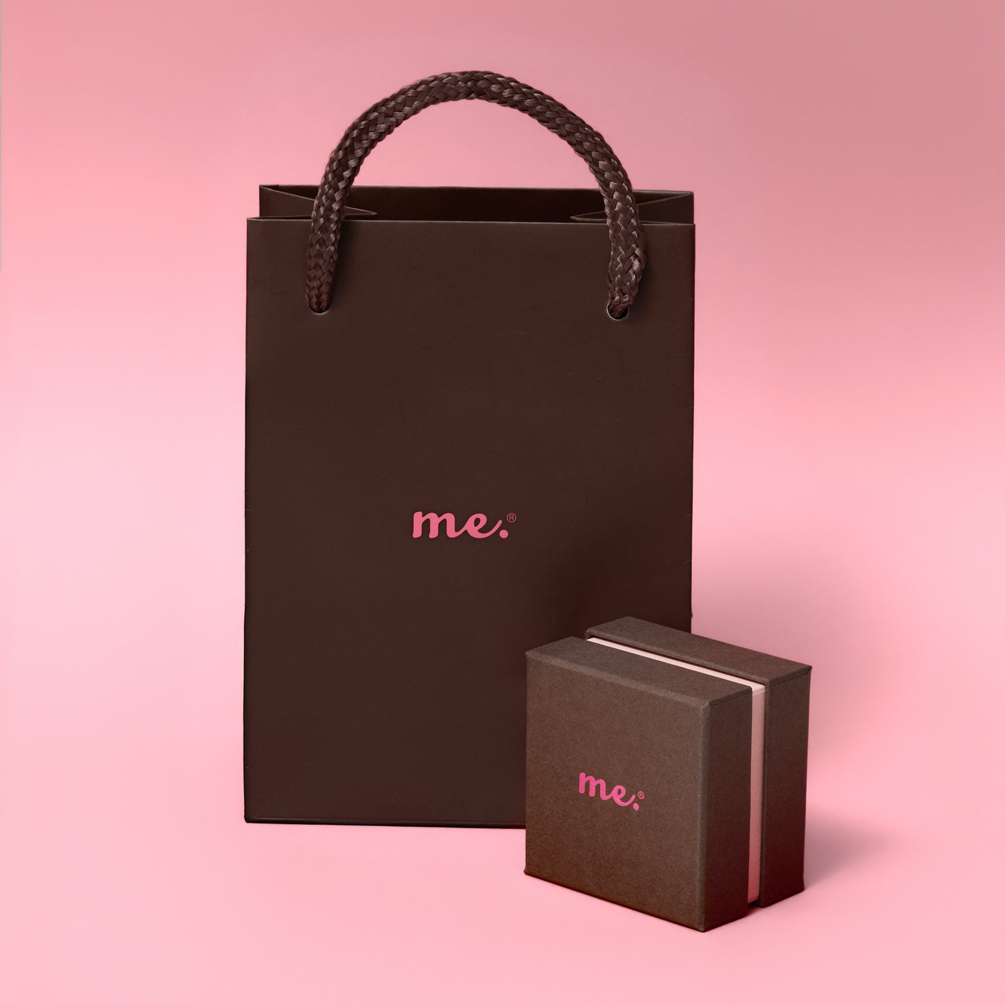 【無料ギフトラッピング】ミニブラウンギフトボックス&ショッパー