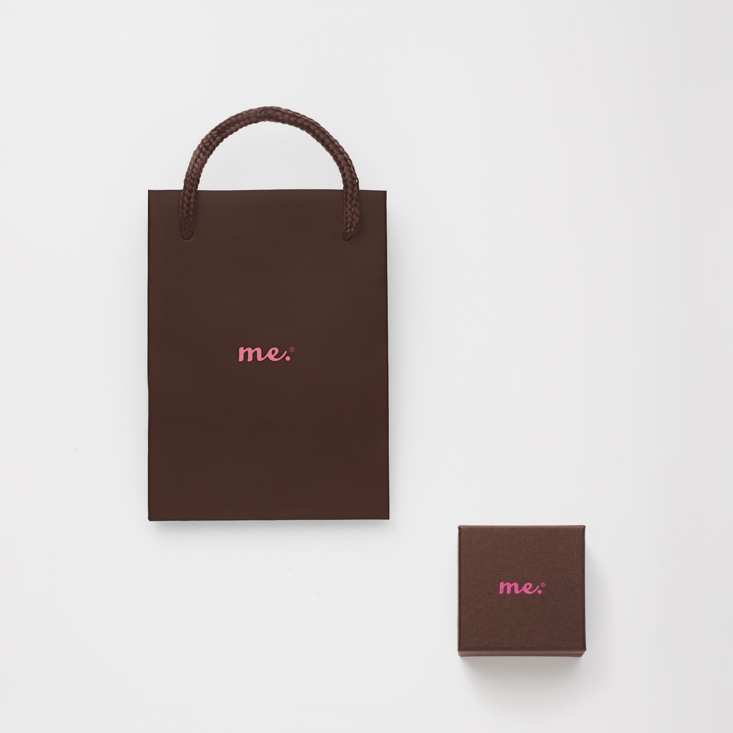 【無料ギフトラッピング】ミニブラウンギフトボックス&ショッパー