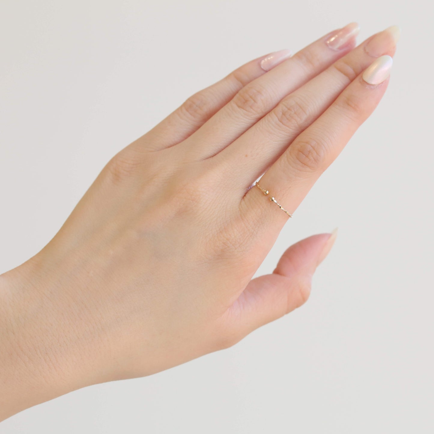 K10 イヤーカフ(丸玉×ひねり)S/M/L