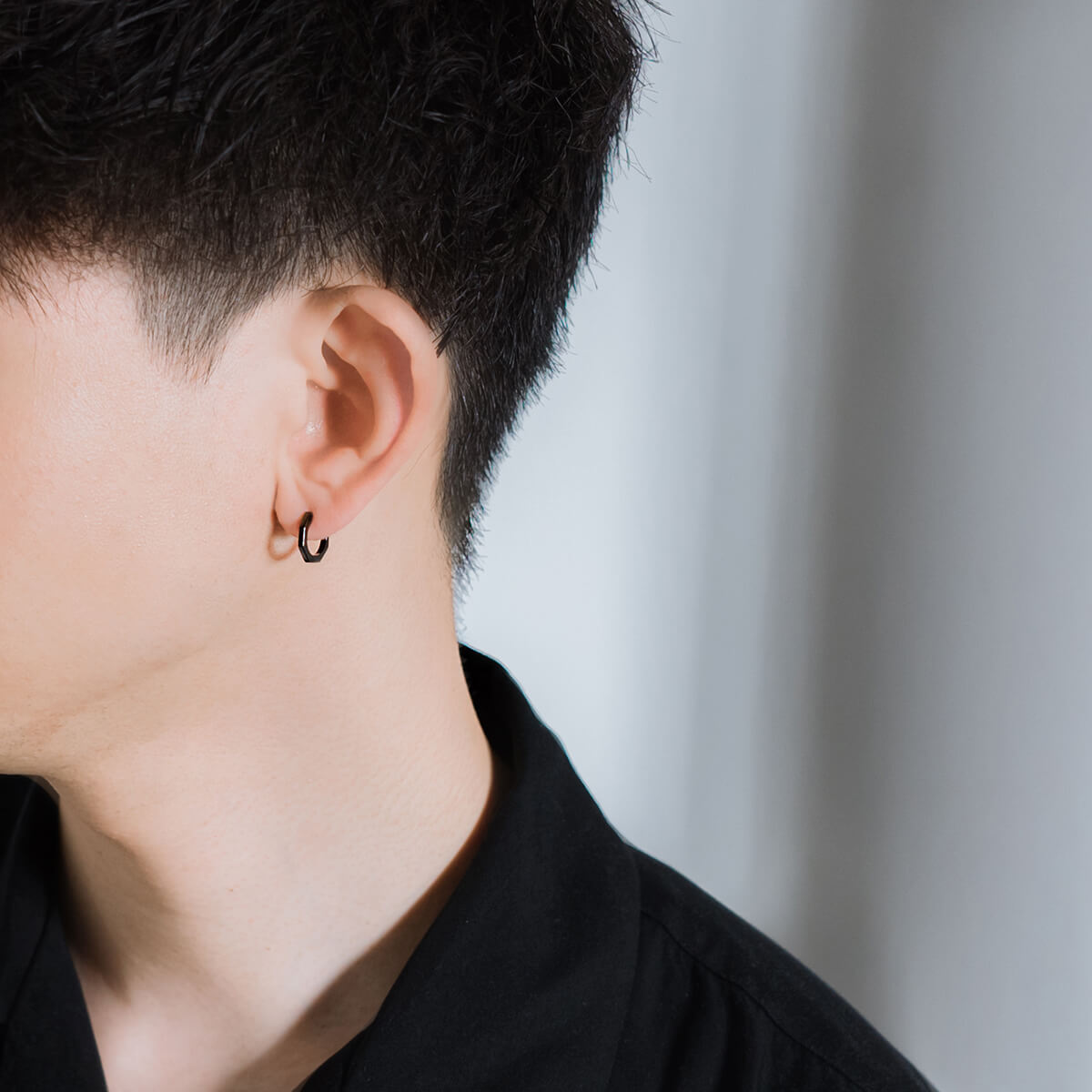 SV925 地金 フープピアス(07-W/Y/B)