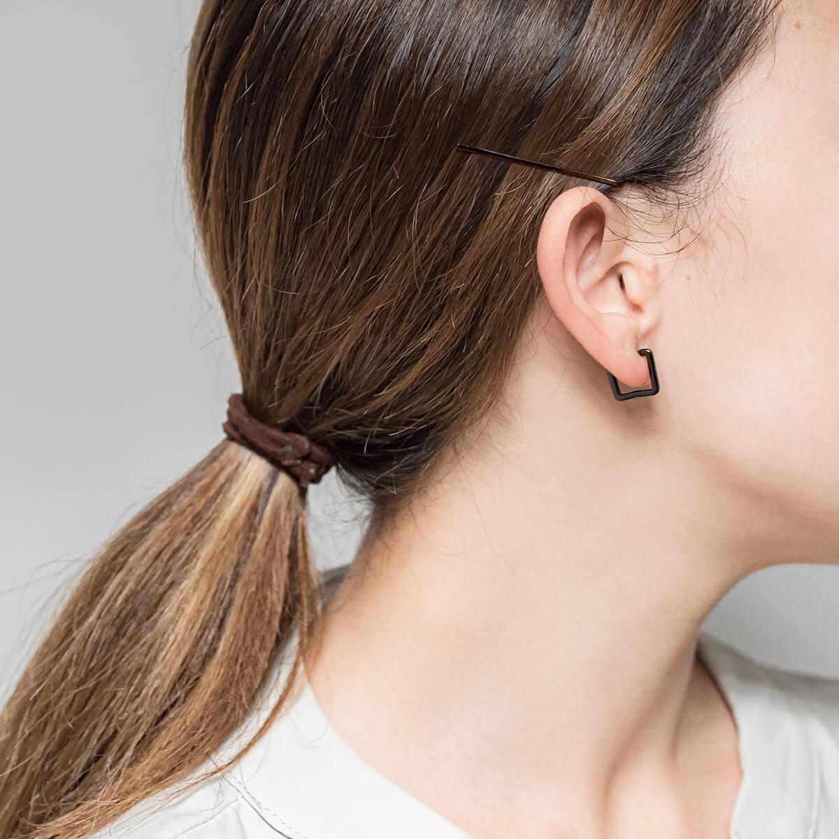 SV925 地金 フープピアス(08-W/Y/B)