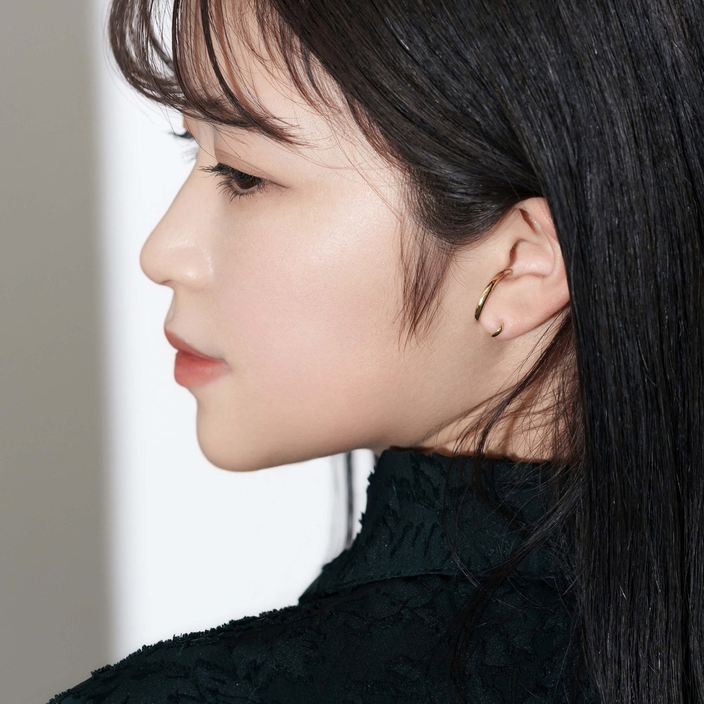 【片耳】SV925 ユニークデザイン ピアス(イエロー)