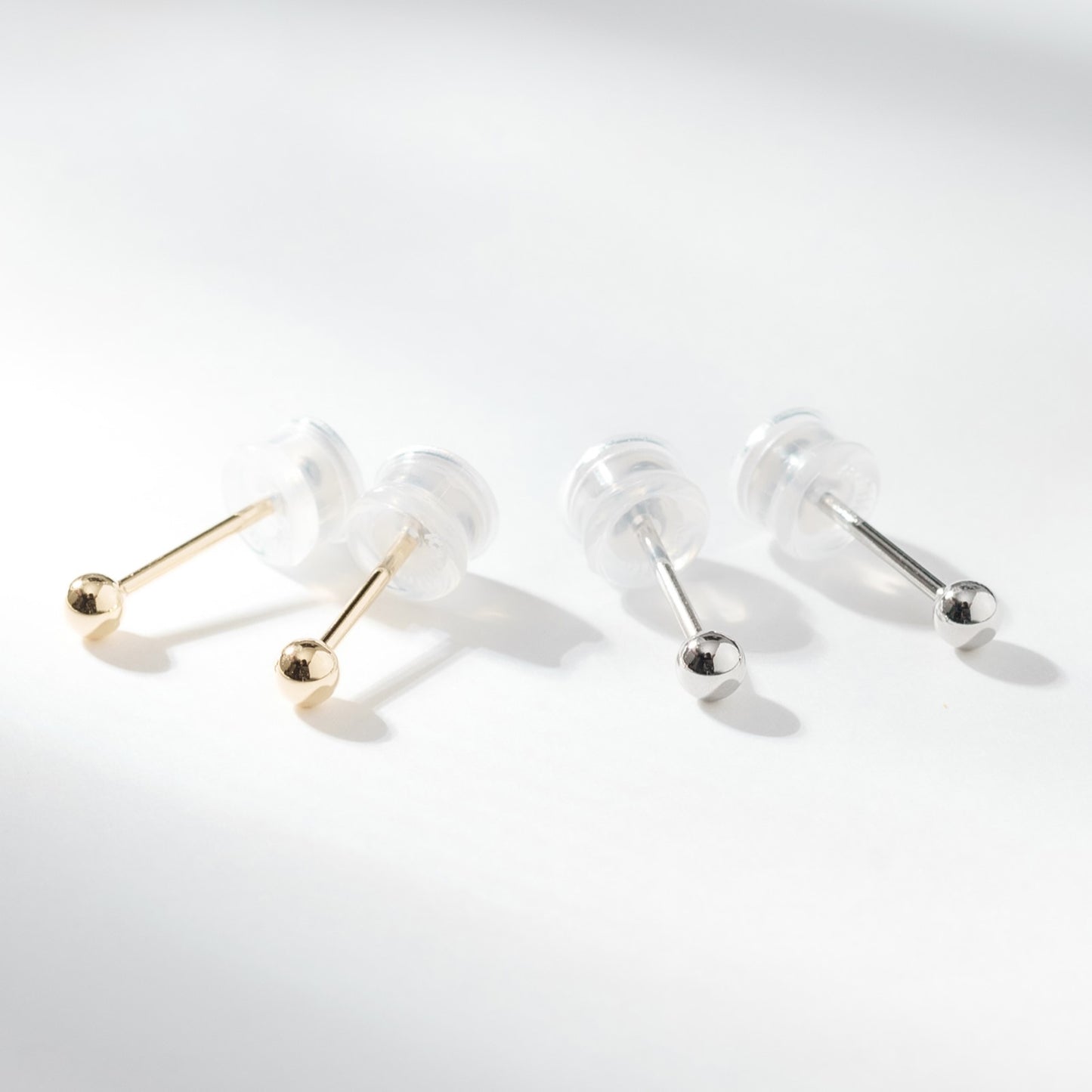 K18 ボール 3mm ピアス セカンドピアス