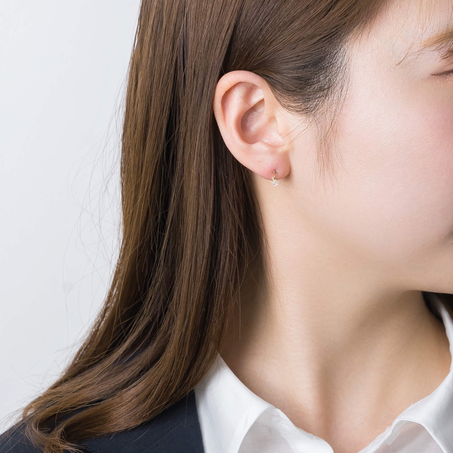 K10 キュービック モチーフ スタッドピアス(音符02)