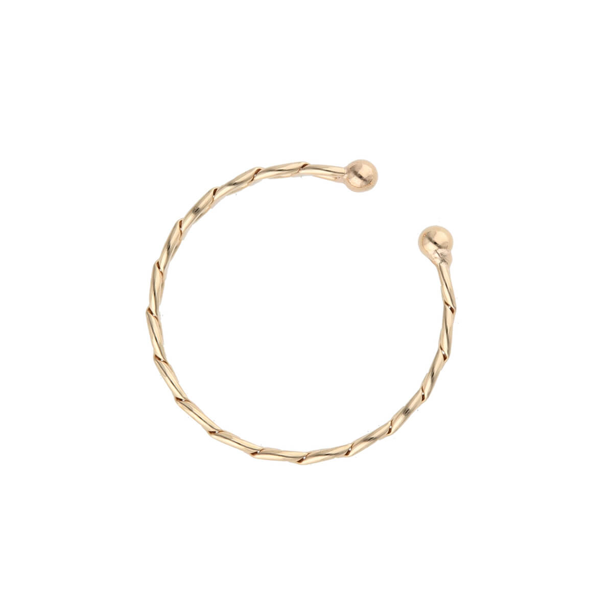 K10 シンプル イヤーカフ(デザイン:C)