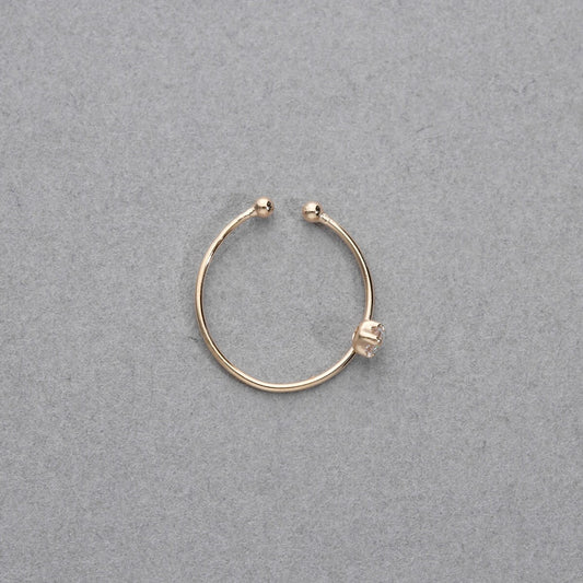 K10 シンプル イヤーカフ(デザイン:D)