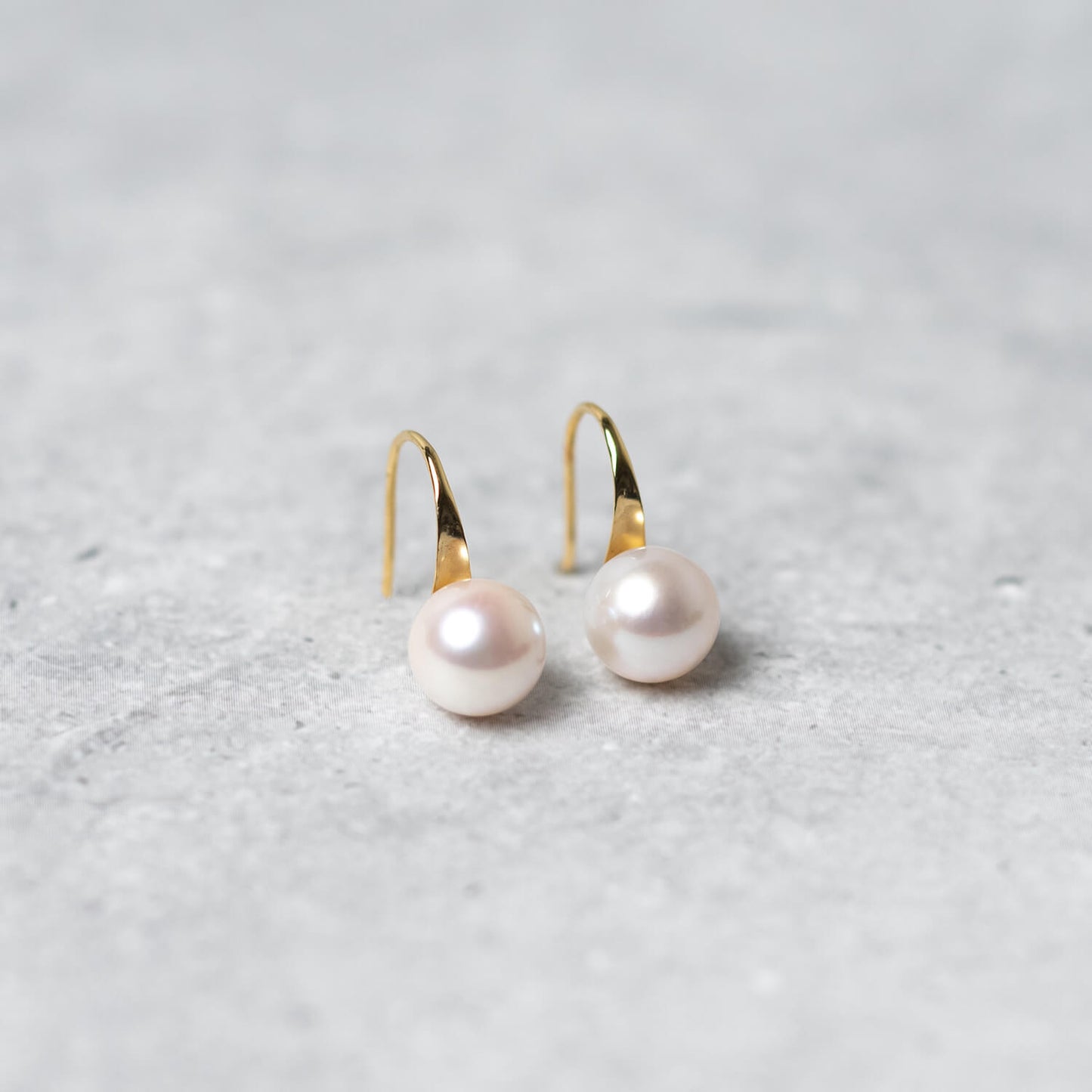 K18 アコヤパール フックピアス