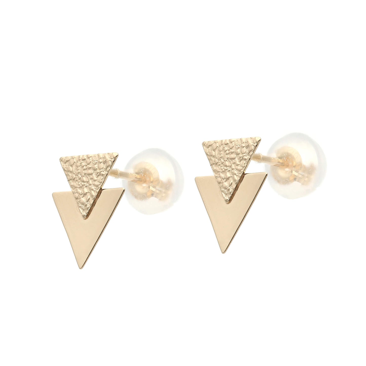 K10 モチーフ スタッドピアス(トライアングル)