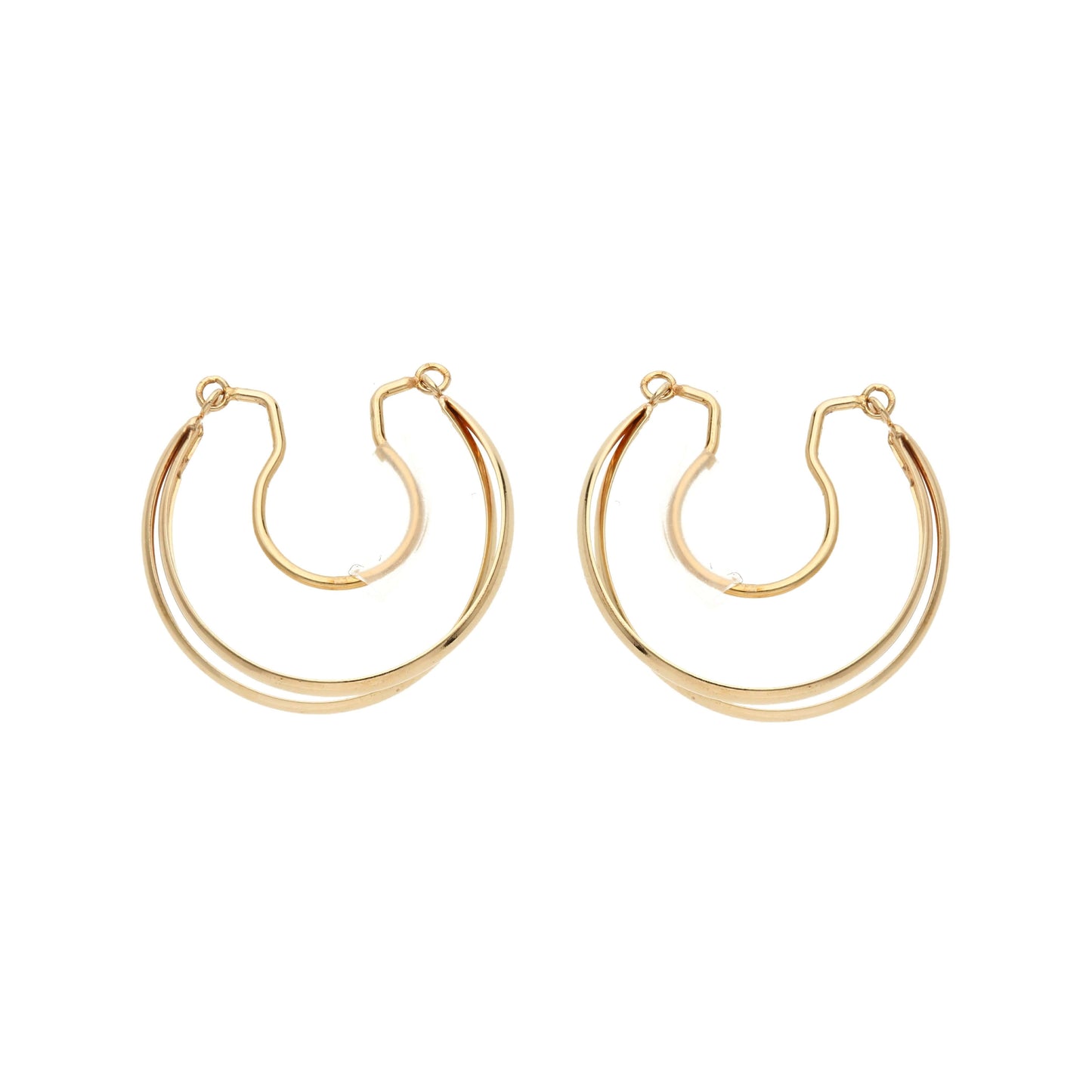 K10 2連フープ イヤリング