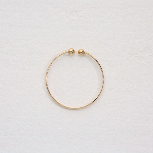 K10 イヤーカフ(丸玉×丸線)S/M/L