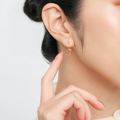 K10 洋ナシモチーフ フックピアス