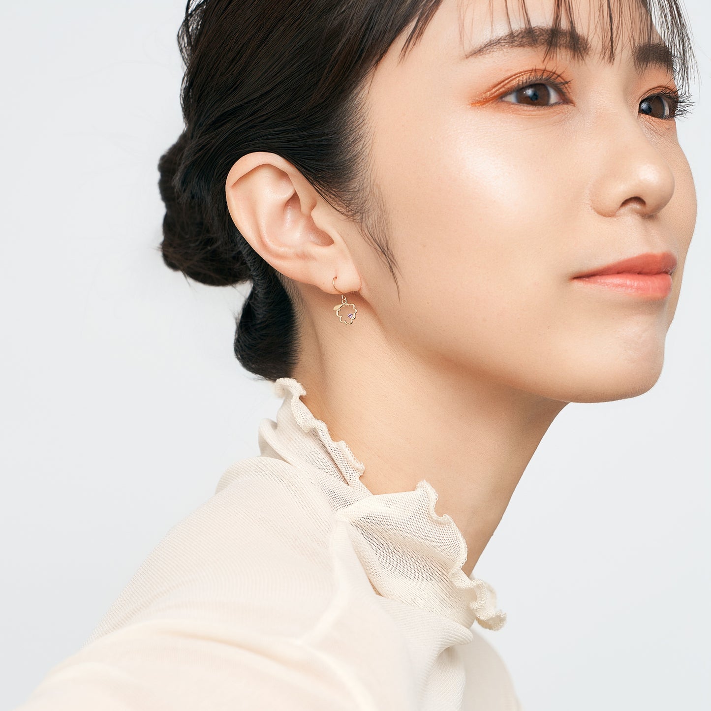 K10 ブドウモチーフ フックピアス