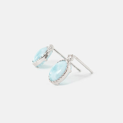 K10 ラリマー ピアス