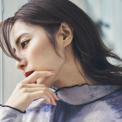 K10 アメジスト フックピアス