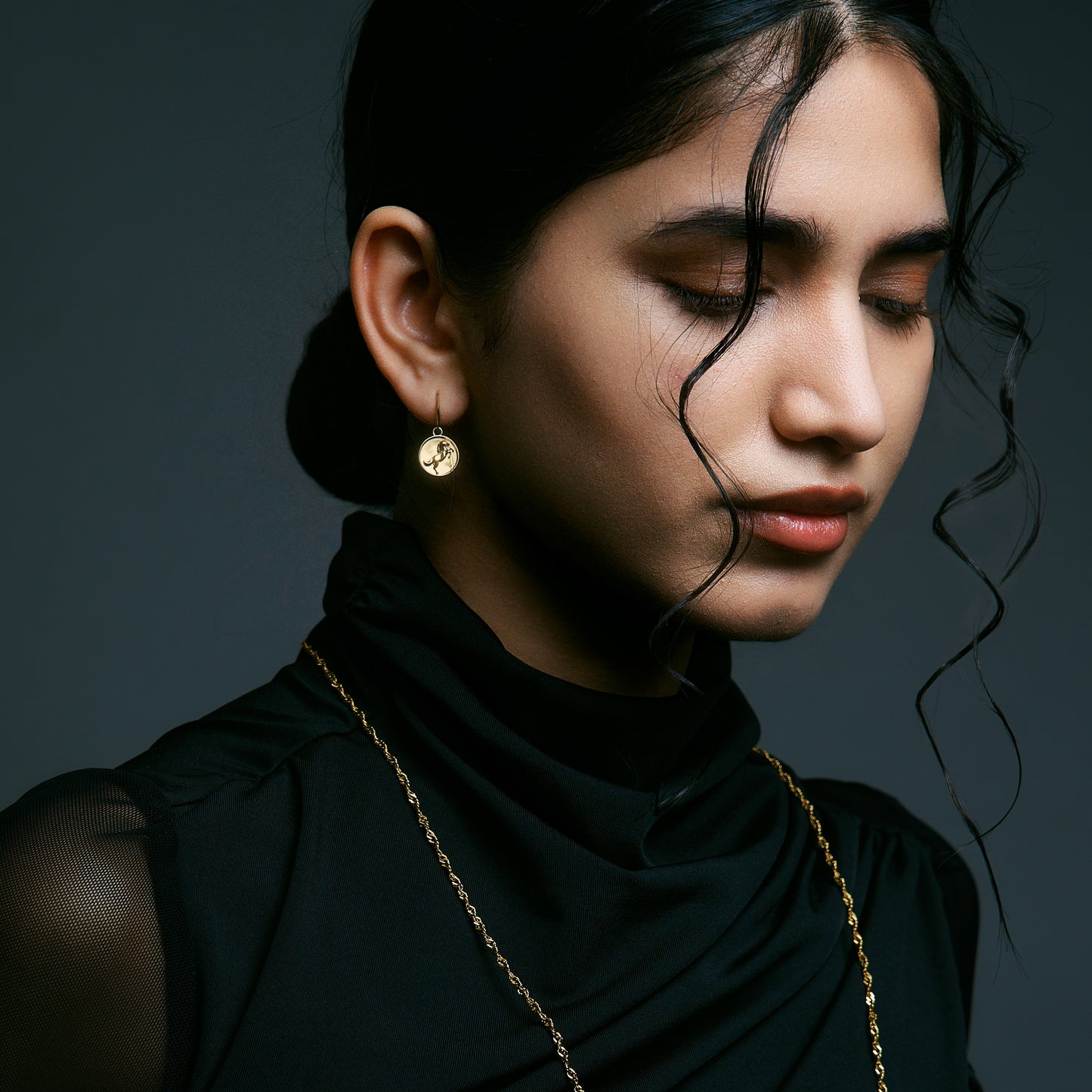 K10 馬 フックピアス