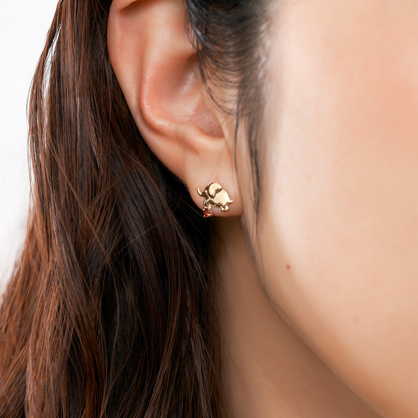 K10 ゾウ スタッドピアス