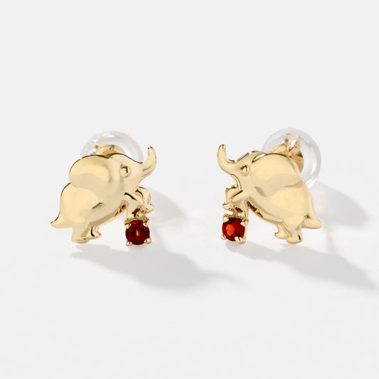 K10 ゾウ スタッドピアス