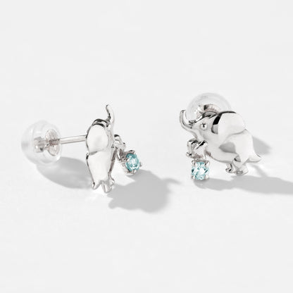 K10WG ゾウ スタッドピアス