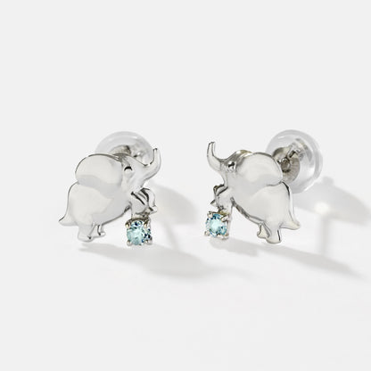 K10WG ゾウ スタッドピアス