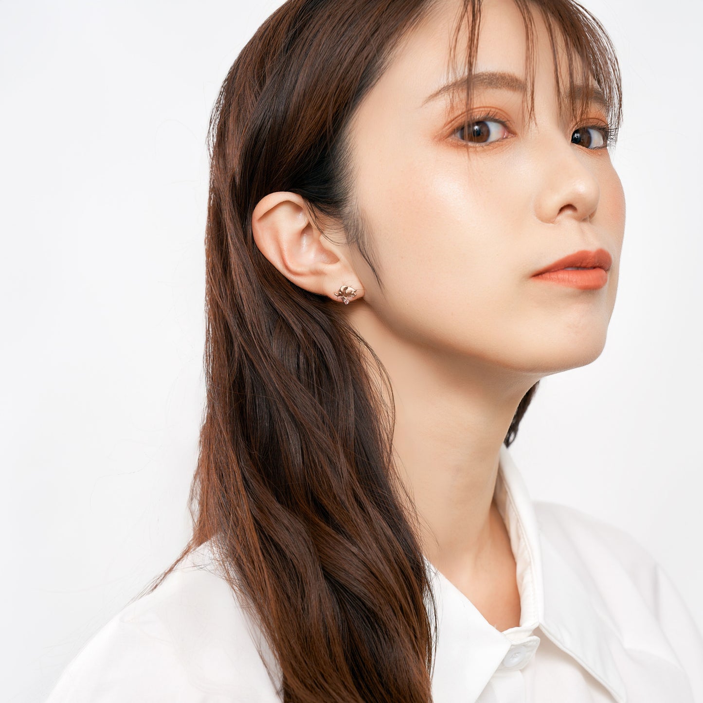 K10PG ゾウ スタッドピアス