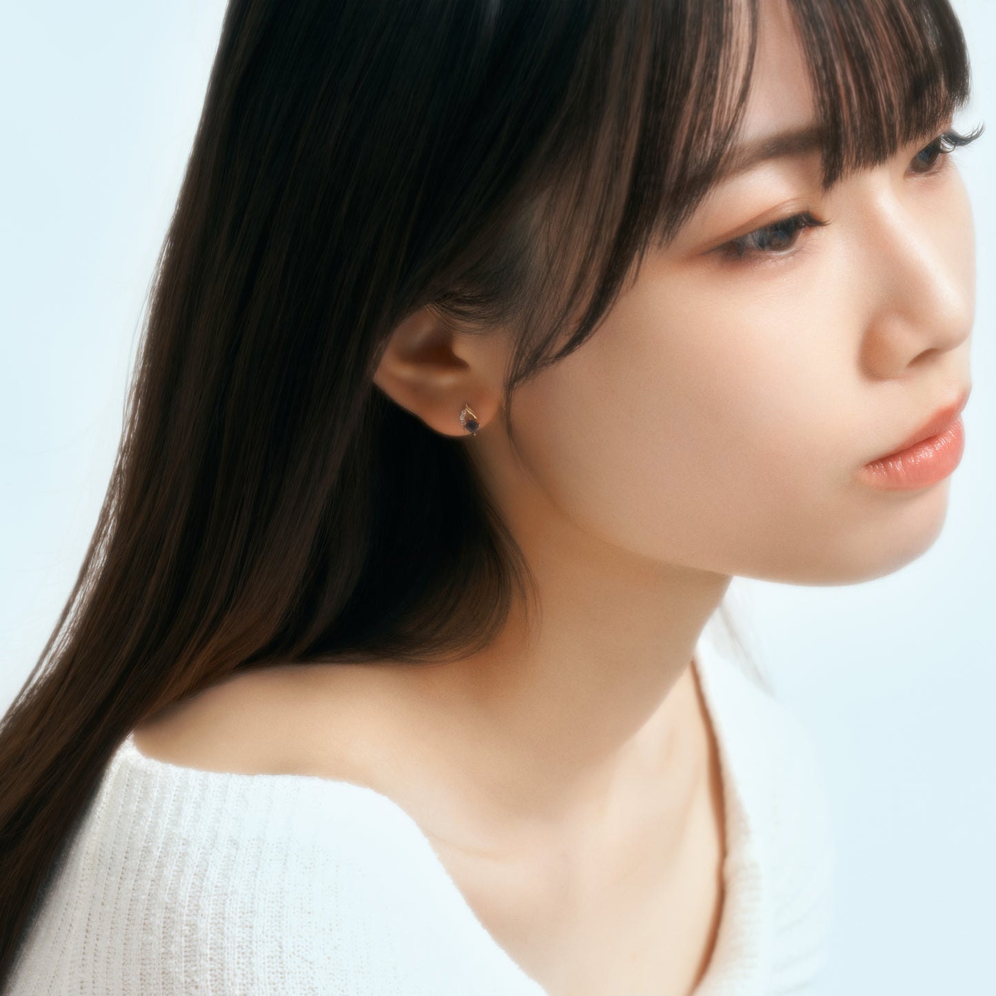 【期間限定予約販売】K10 アイオライト スタッドピアス