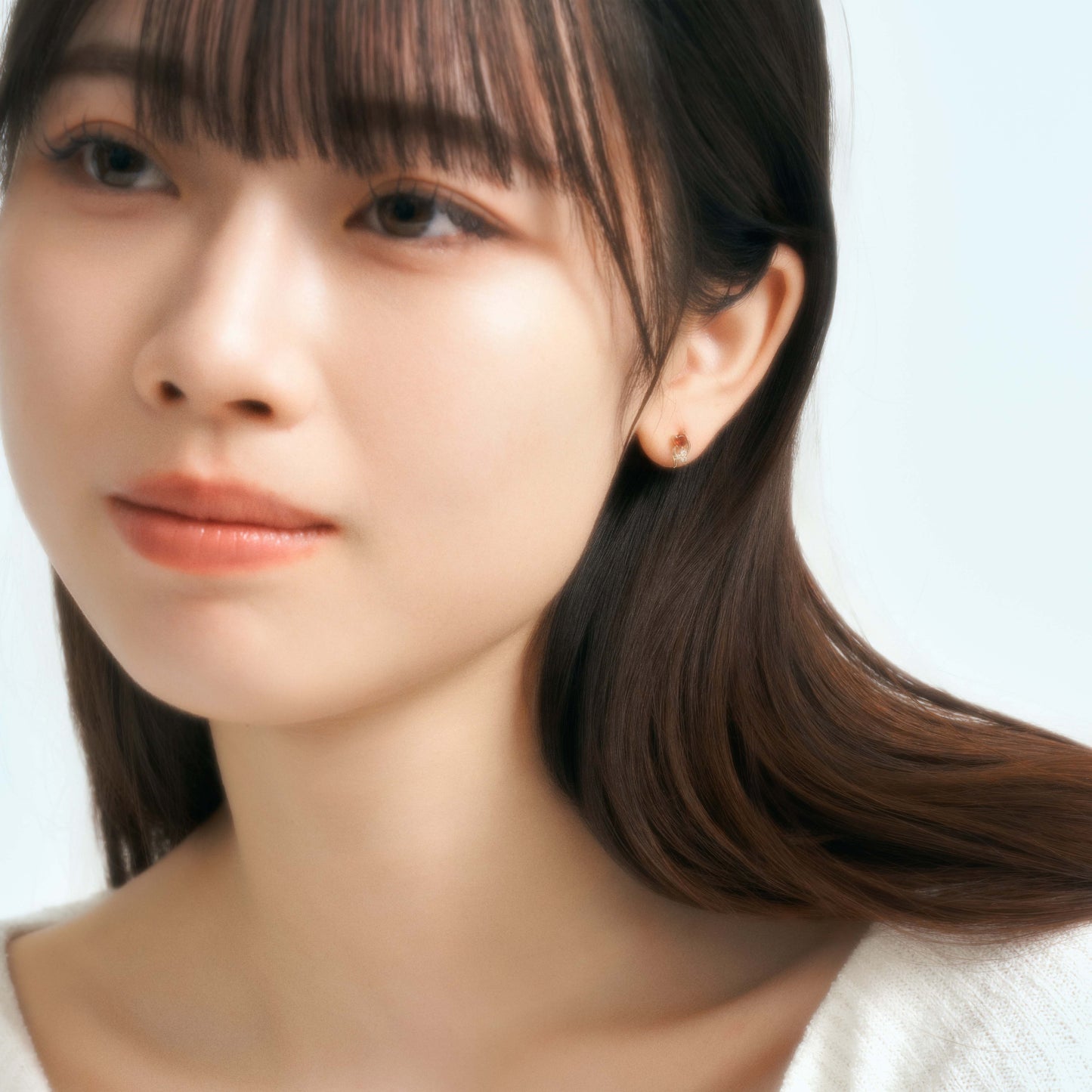 【期間限定予約販売】K10 ガーネット スタッドピアス