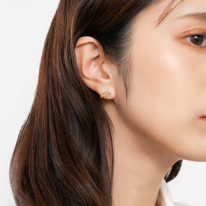 K10 金魚 スタッドピアス