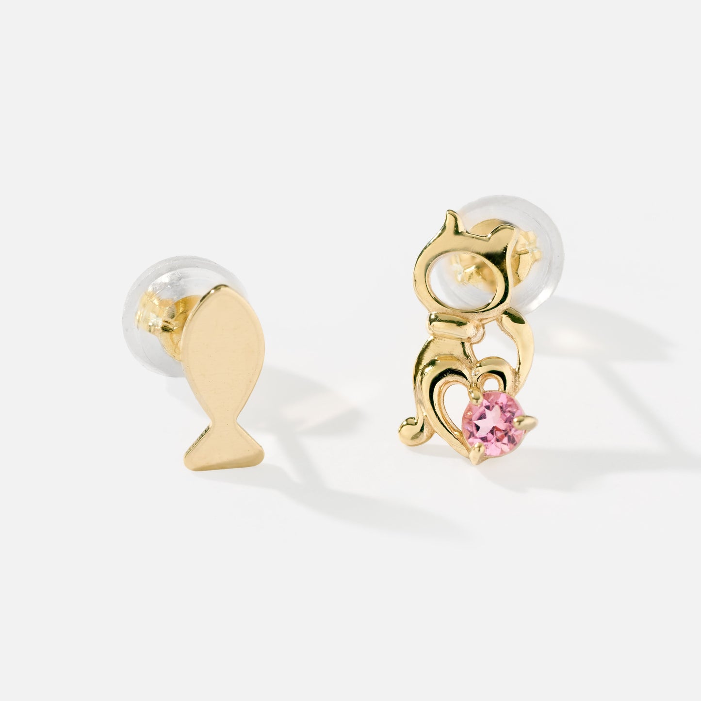 K10 ネコ×サカナ スタッドピアス